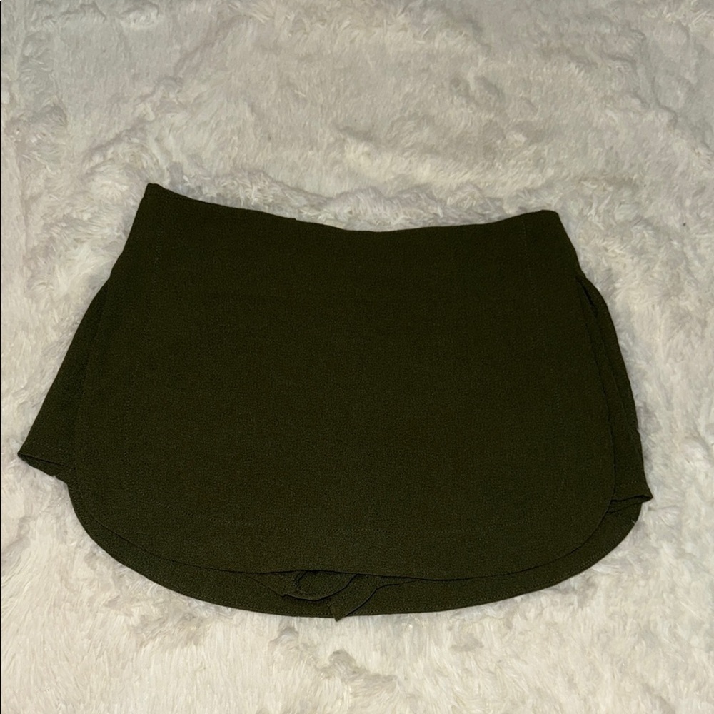 Women's Dark Olive Skort